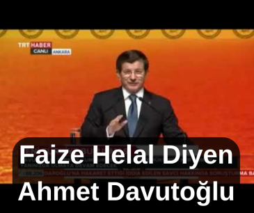 Faize Helal Diyen Ahmet Davutoğlu