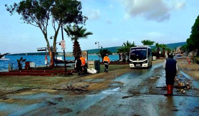 Ayvalık’ta Lodos Alarmı: Ekipler Hasar Tespitinde