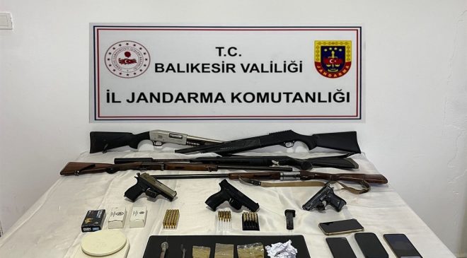 Balıkesir’de 52 Adrese Narkotik Operasyonu
