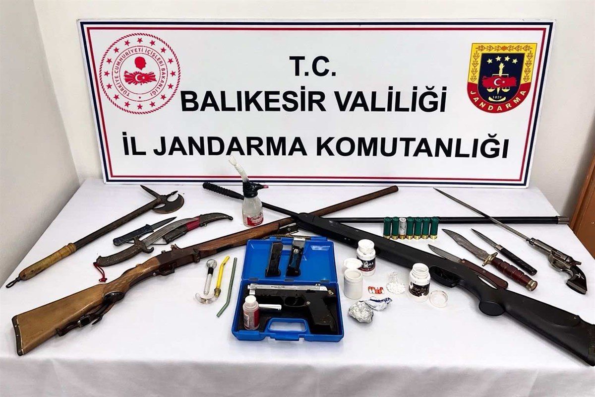 5-7 Balıkesir’de 52 Adrese Narkotik Operasyonu