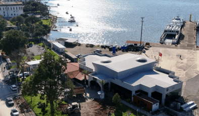 Ayvalık Deniz Hudut Kapısı Meydan Düzenlemesi Başladı