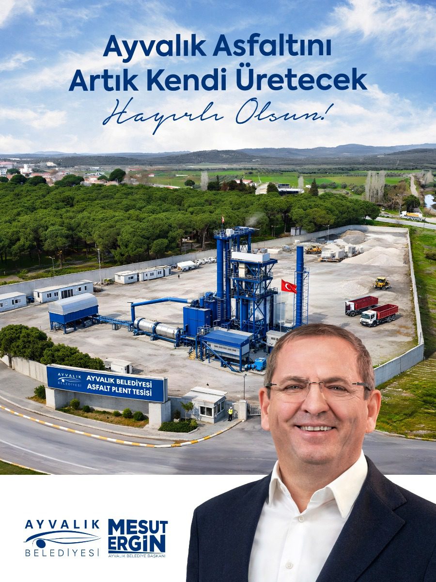 Ayvalik-artik-asfaltini-kendi-uretecek Ayvalık Belediyesi Asfalt Plent Tesisi ile Dev Yatırım Yapıyor!