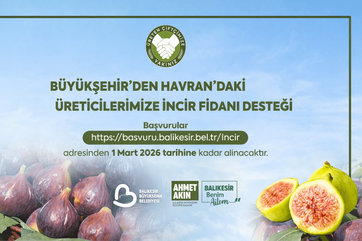 ChatGPT-Image-28-Sub-2026-02_30_05 Balıkesir Büyükşehir Belediyesi Havran İncir Fidanı Dağıtımı Başvuruları Başladı