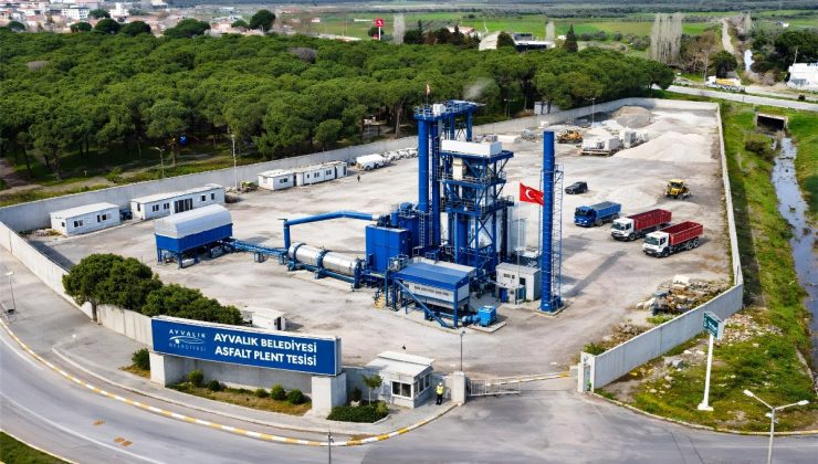 Ayvalık Belediyesi Asfalt Plent Tesisi ile Dev Yatırım Yapıyor!