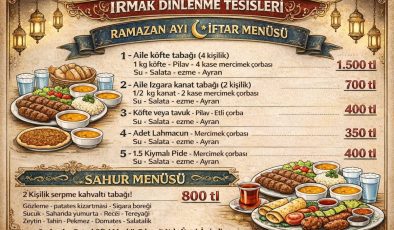 İvrindi Irmak Dinlenme Tesisleri’nde Ramazan Coşkusu: Zengin İftar ve Sahur Menüleri Başladı!