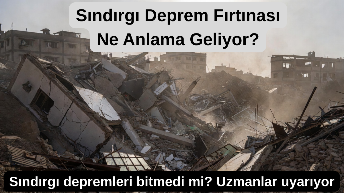 Sındırgı Deprem Fırtınası Ne Anlama Geliyor?