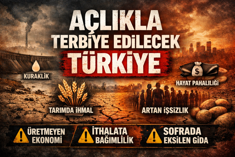 Türkiye kıtlıkla karşı karşıya