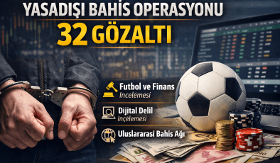 Yasadışı Bahis Operasyonu: 32 Gözaltı