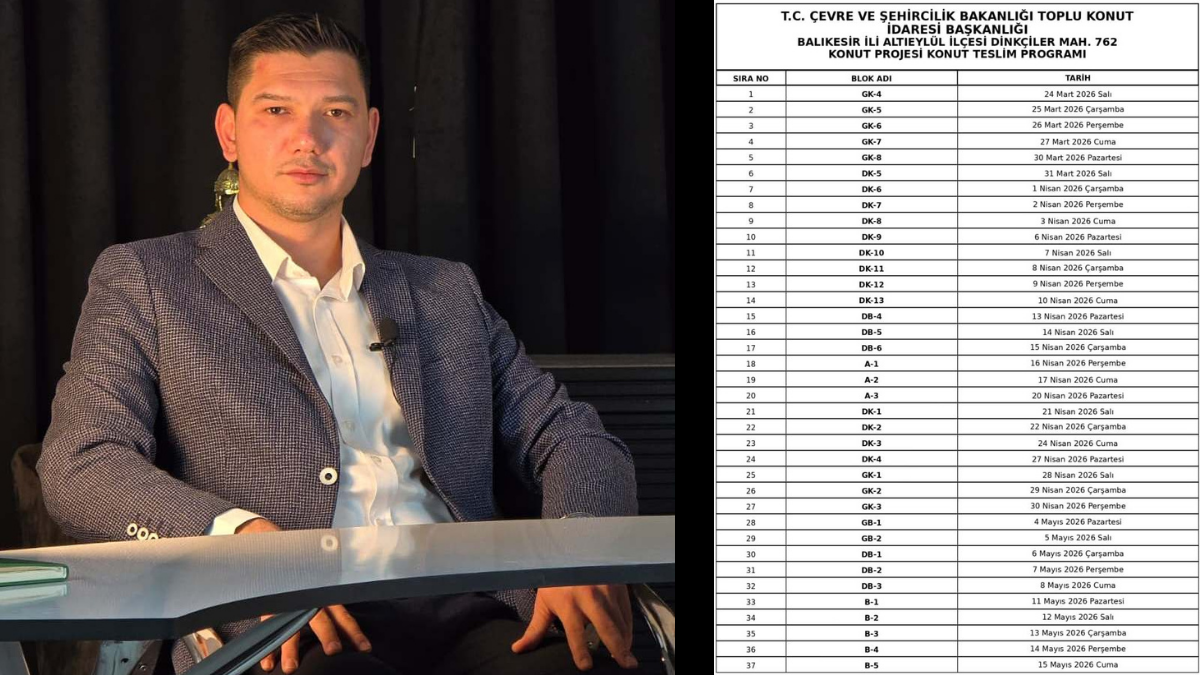 2-1 Ak Partili İlçe Başkanından Müjde: Yakında Hak Sahiplerine Teslim Edilecek