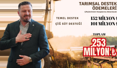 Balıkesir’de Süt Üreticilerine 253 Milyon TL Müjdesi