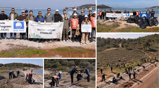Ayvalık Adaları Temizlik Seferberliği: “İzmariti Cebime Atın”