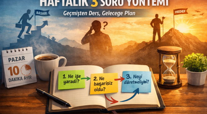 Yeni Yılı Beklemeyin: Haftalık 3 Soru Yöntemi