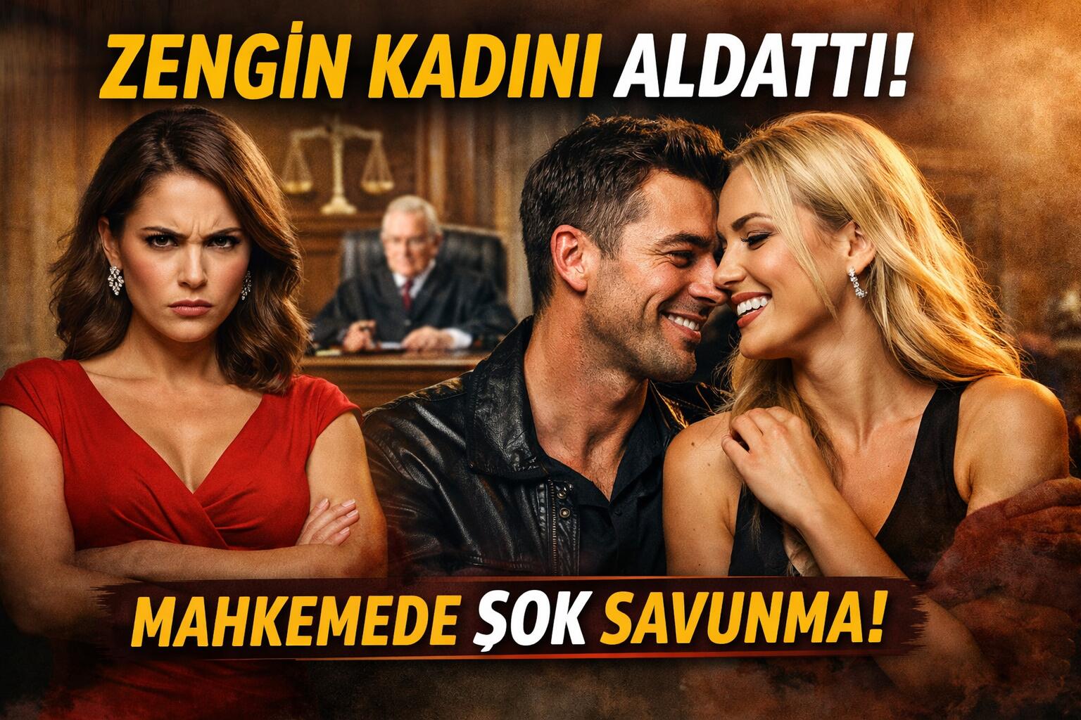 aldatma Zengin Kadını Aldattı! Mahkemede Söylediği Söz Şok Etti
