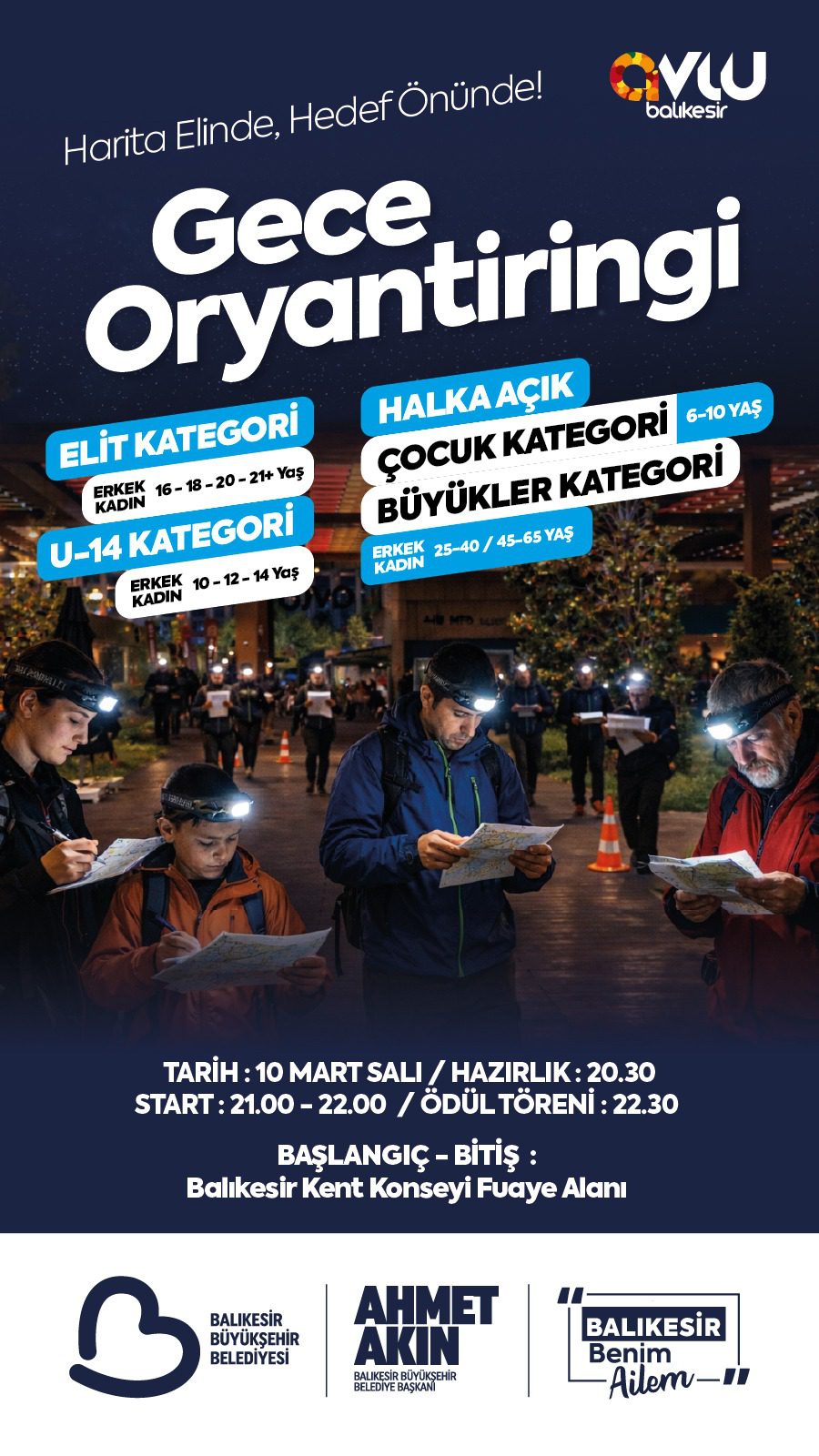 buyuksehir_balikesiri_oryantiring_ile_bir_araya_getiriyor Balıkesir'de Heyecan Dolu Gece Oryantiringi Başlıyor