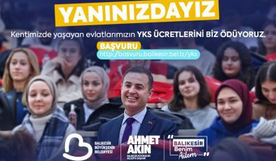 Gençlerin YKS Ücretleri Bu Yıl Da Balıkesir Büyükşehir’den: Ahmet Akın’dan Müjde 🎓