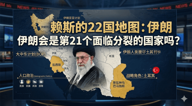 康多莉扎·赖斯的22国地图：伊朗会是第21个面临分裂的国家吗？