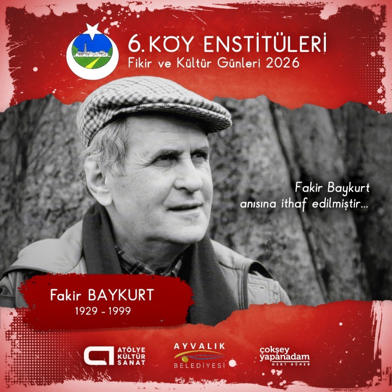 0-1 6. Ayvalık Köy Enstitüleri Günleri'nde 60 yazar buluşuyor