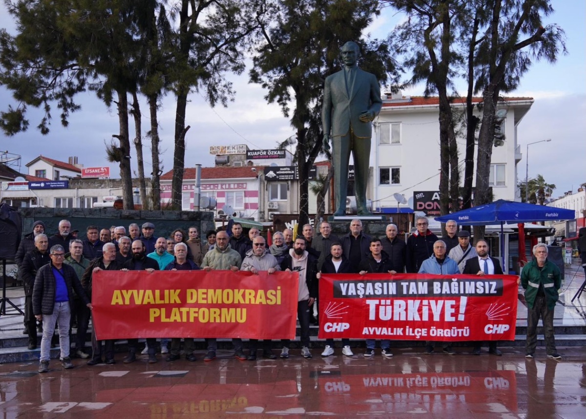 04-1 Ayvalık Demokrasi açıklaması: Başkanlardan sert tepki