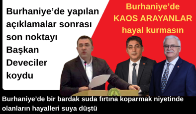 Burhaniye’de Kaos Arayanlara Kötü Haber