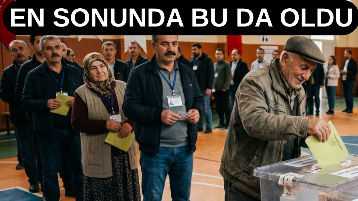 EN SONUNDA BU DA OLDU