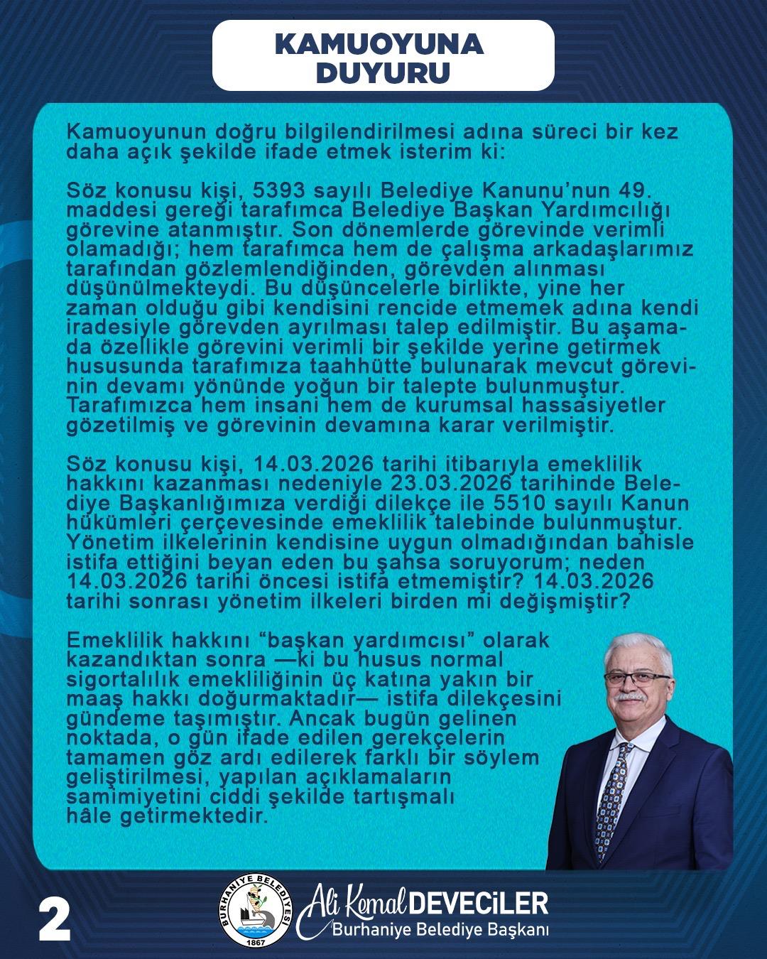 d2 Burhaniye'de Kaos Arayanlara Kötü Haber