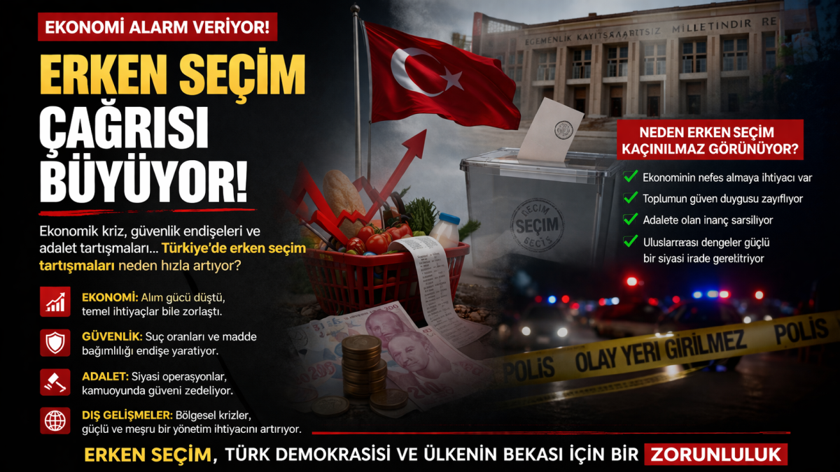 erken-secim-2 Erken seçim çağrısı büyüyor: Ekonomi alarm veriyor